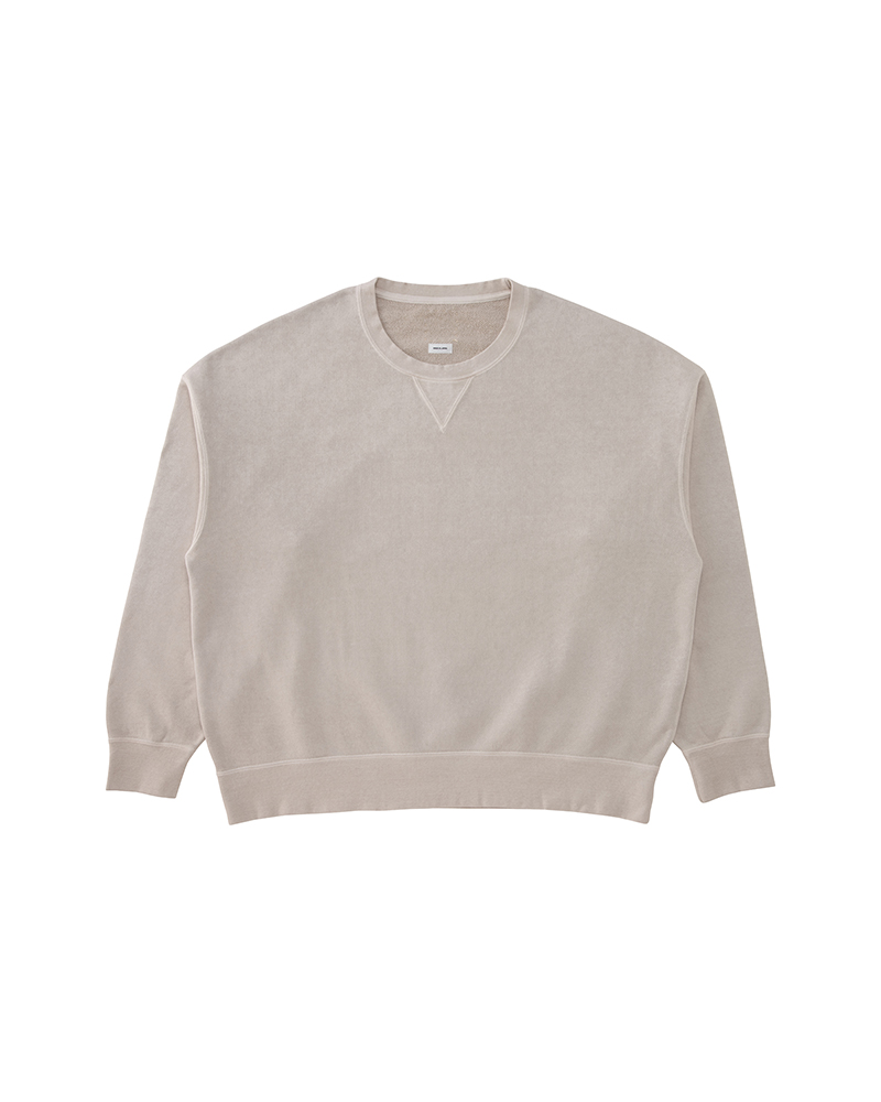 AMPLUS SB SWEAT L/S (U.D.) OFF WHITE 1