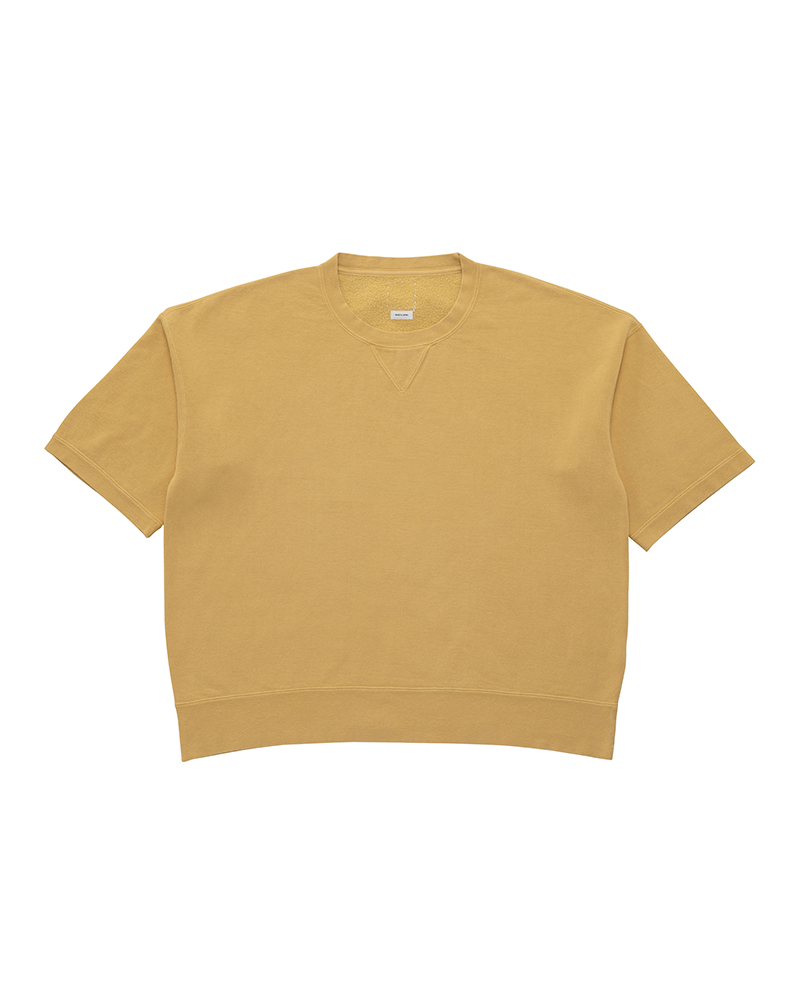 JUMBO SB SWEAT S/S DMGD (U.D.) MUSTARD 1