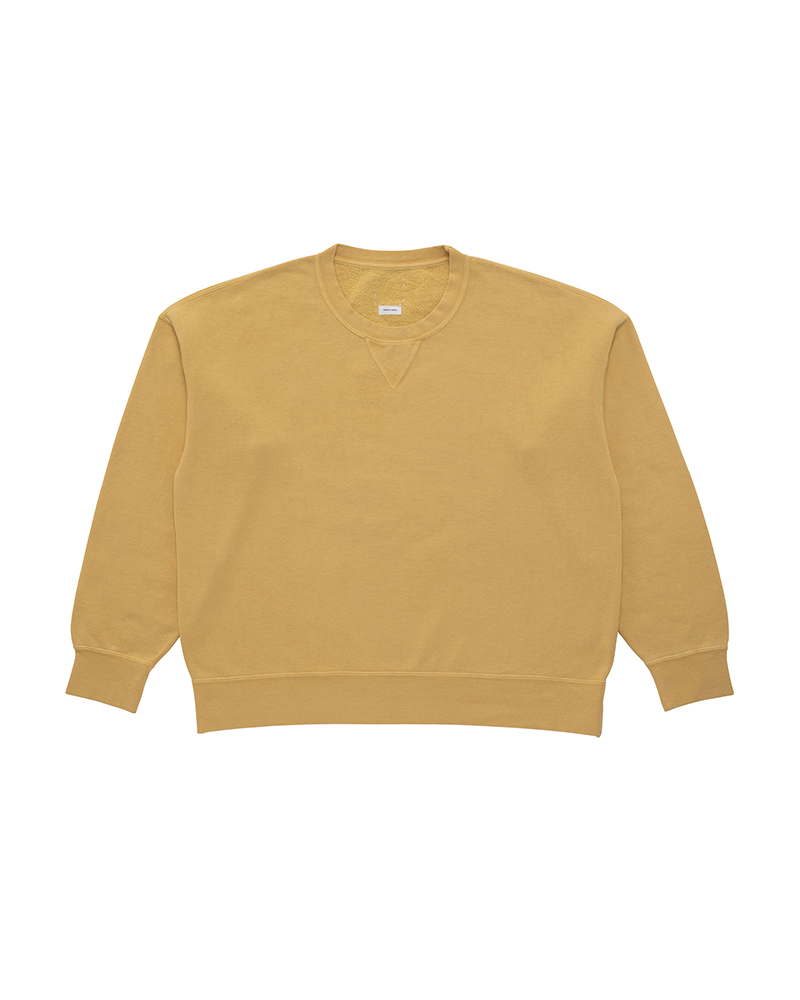 JUMBO SB SWEAT L/S DMGD (U.D.) MUSTARD 1
