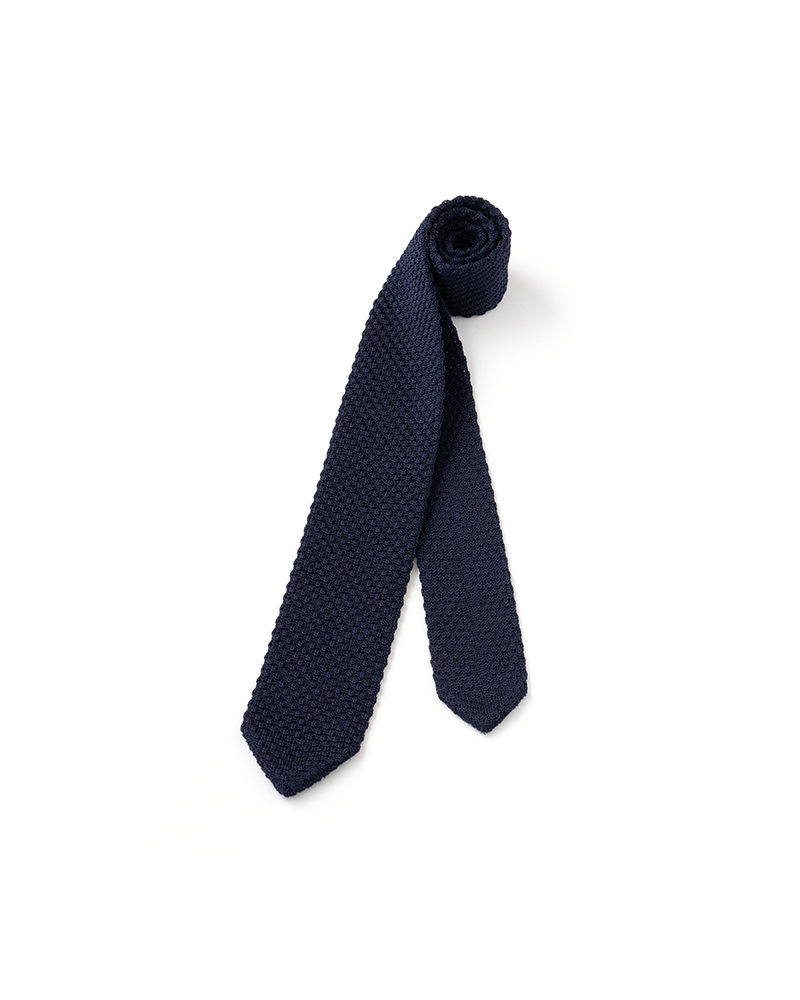 NECKTIE (SILK) NAVY -