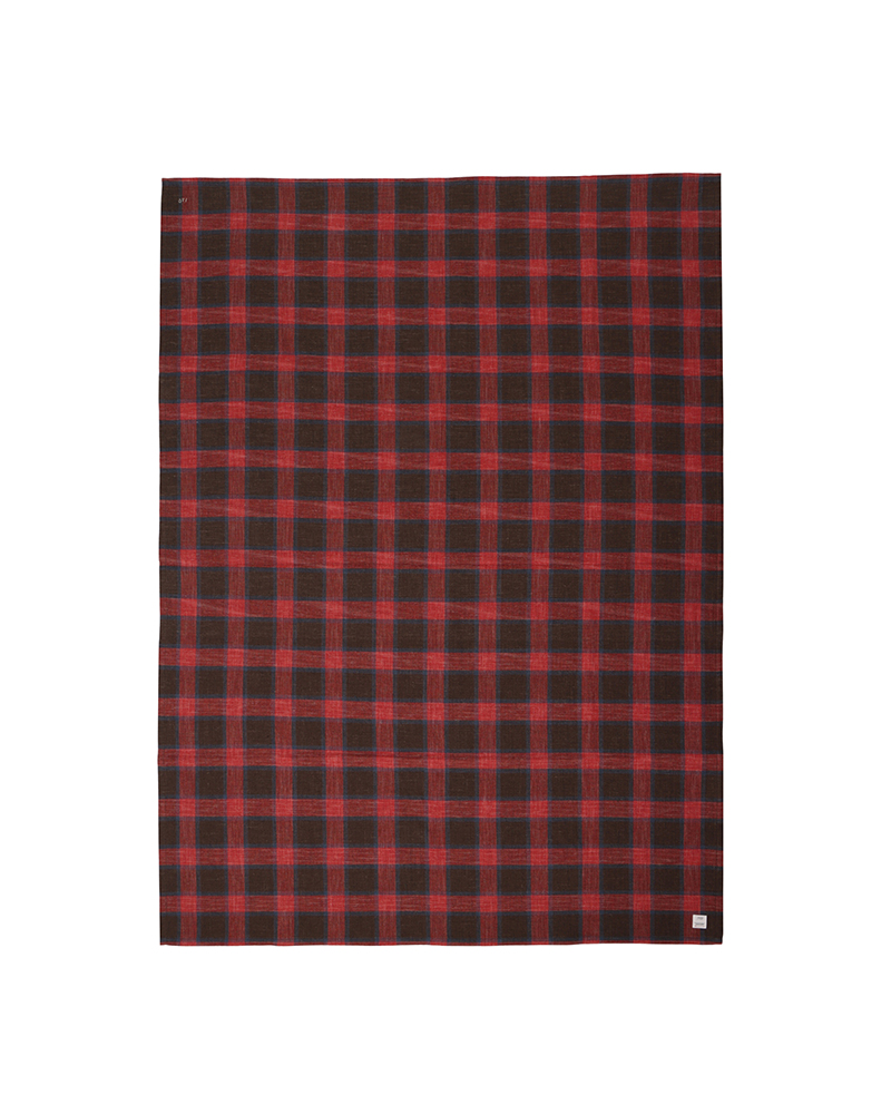 BLANKET CHECK RED -