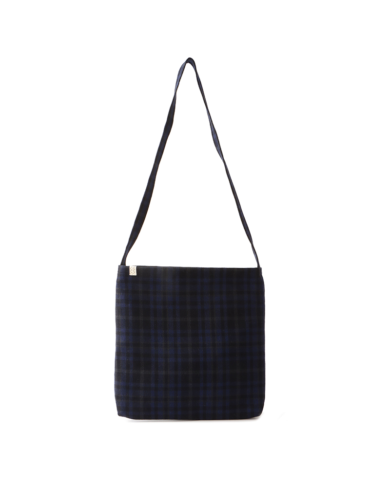 RECORD BAG BUFFALO CHECK NAVY -