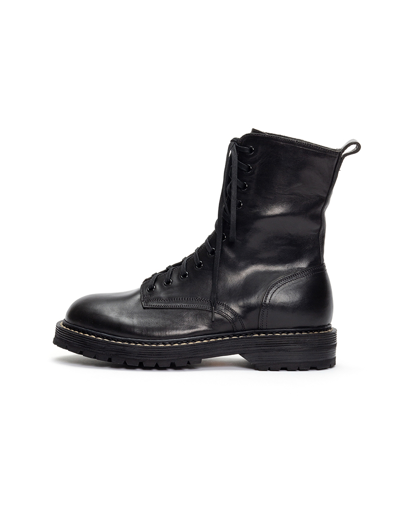 GILLESPIE BOOTS-FOLK BLACK M8