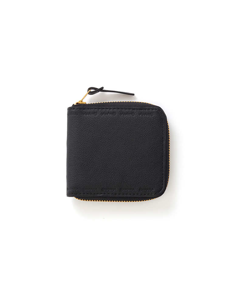 LEATHER BI-FOLD (KNGR) BLACK -