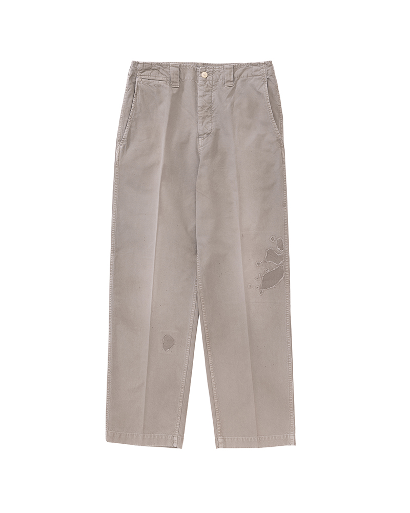 WIDE CHINO PANTS CRASH GREY 1