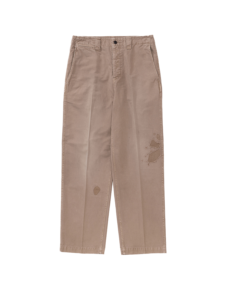 WIDE CHINO PANTS CRASH BEIGE 1