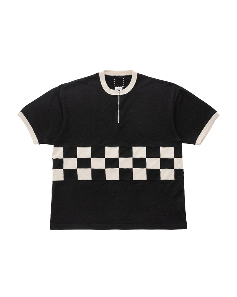 MERCKX CB ZIP P.O. S/S (SUPERFINE) BLACK 1