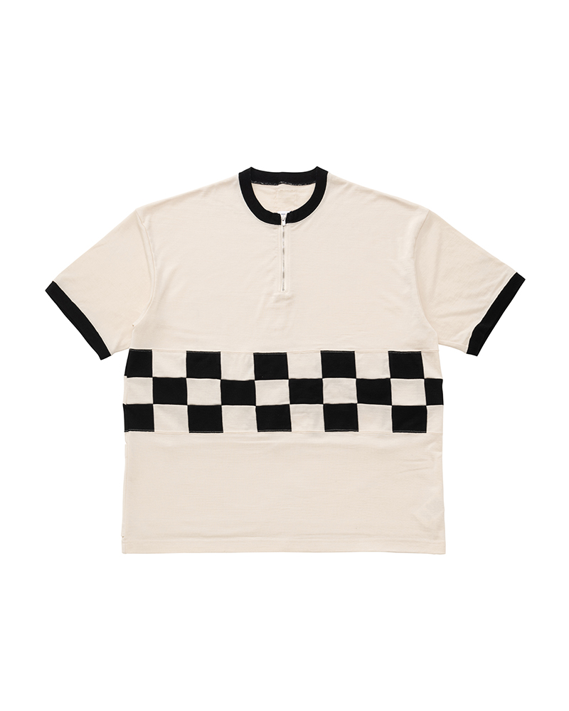 MERCKX CB ZIP P.O. S/S (SUPERFINE) OFF WHITE 1