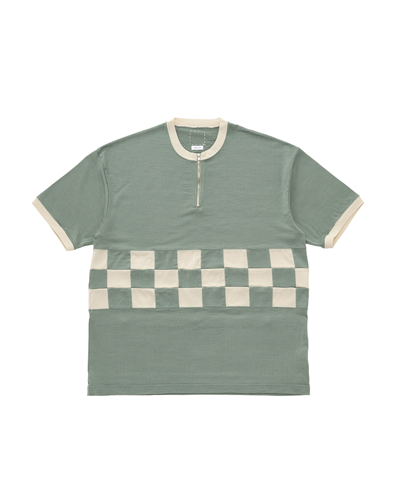 MERCKX CB ZIP P.O. S/S (SUPERFINE) LT.GREEN 1