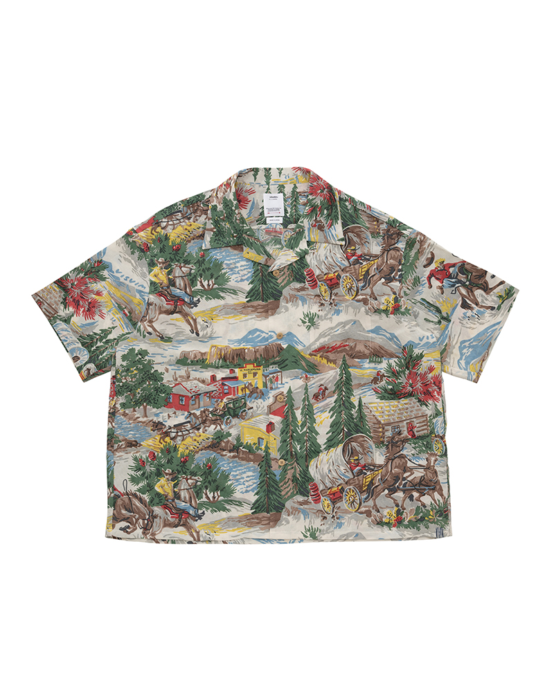 CROSBY SHIRT S/S (WASHI CHIRIMEN) IVORY 1