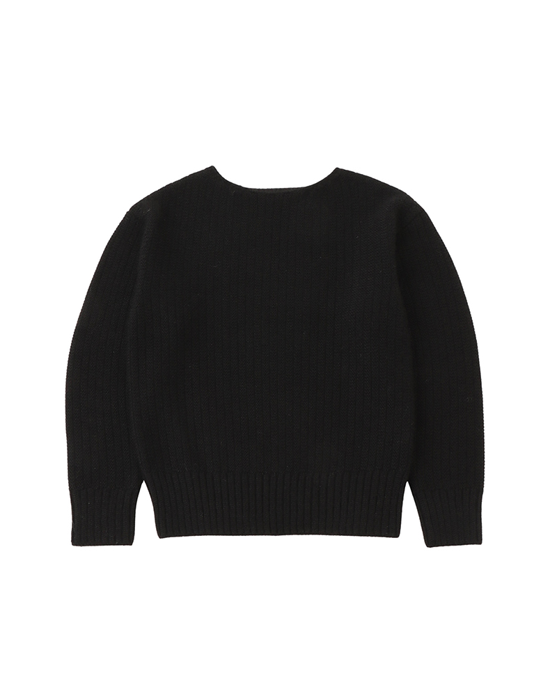 BOATNECK KNIT BLACK 1