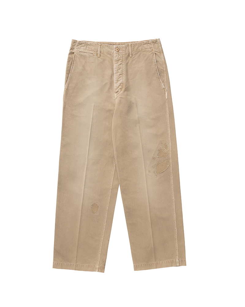 EX WIDE CHINO PANTS CRASH BEIGE 1