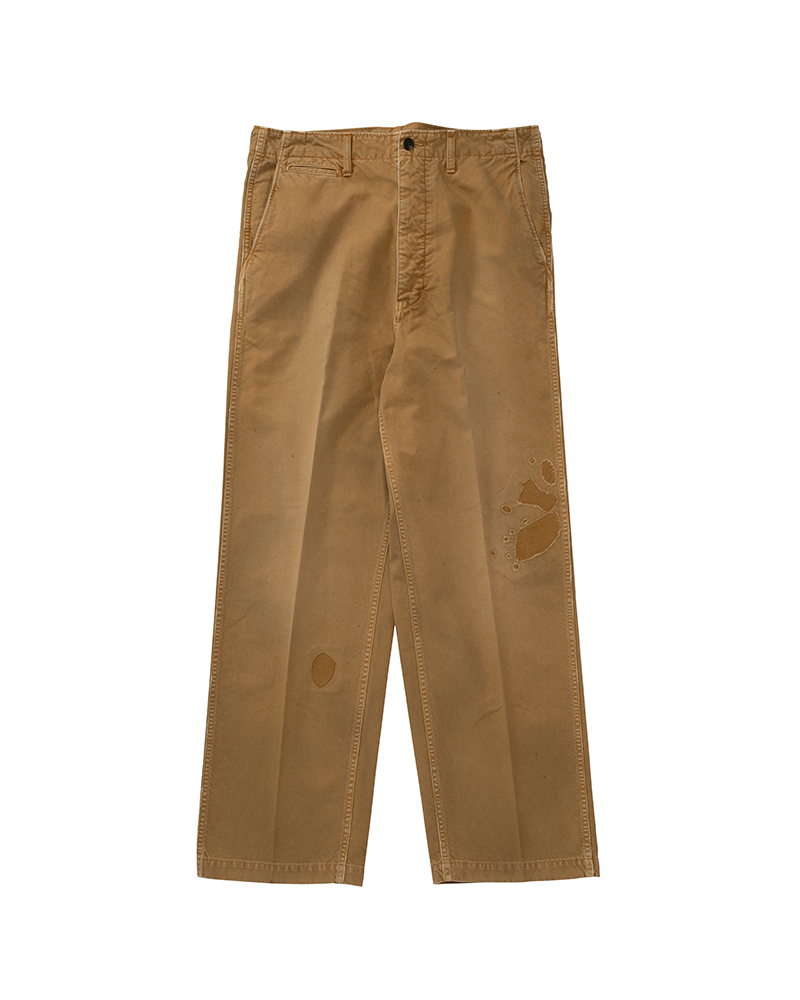CHINO PANTS CRASH LT.BROWN 1