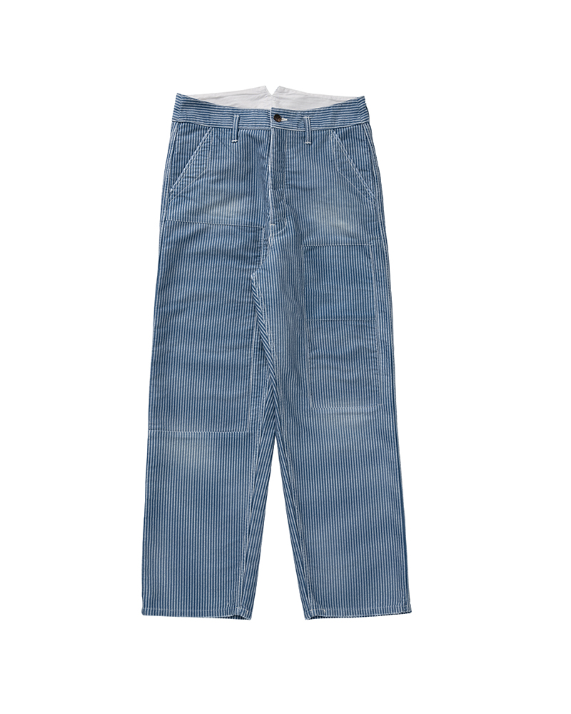 PASTORAL PANTS STRIPES MOLESKIN DMGD BLUE 1