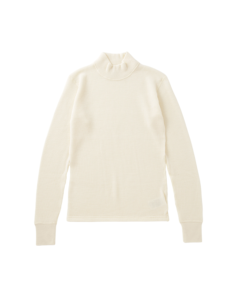 SOLAR WAFFLE SKIVVY L/S (SUPERFINE) OFF WHITE 1