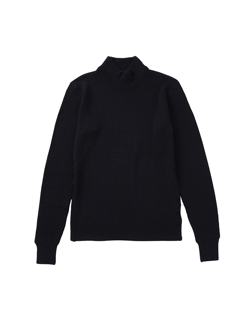 SOLAR WAFFLE SKIVVY L/S (SUPERFINE) NAVY 1