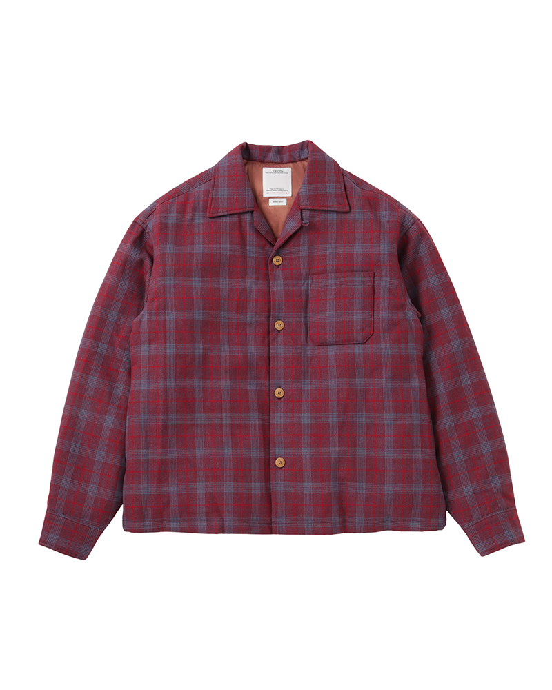 KEESEY CHECK DOWN JKT RED 1