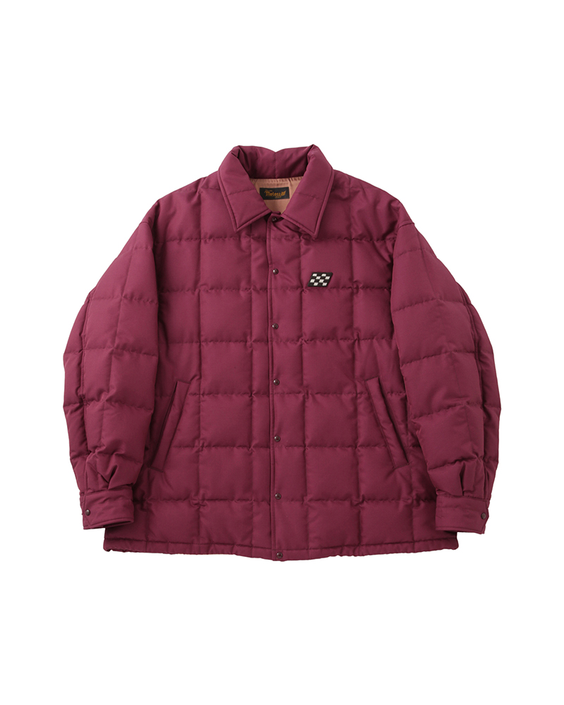 COACH DOWN QUILTED JKT BURGUNDY 1