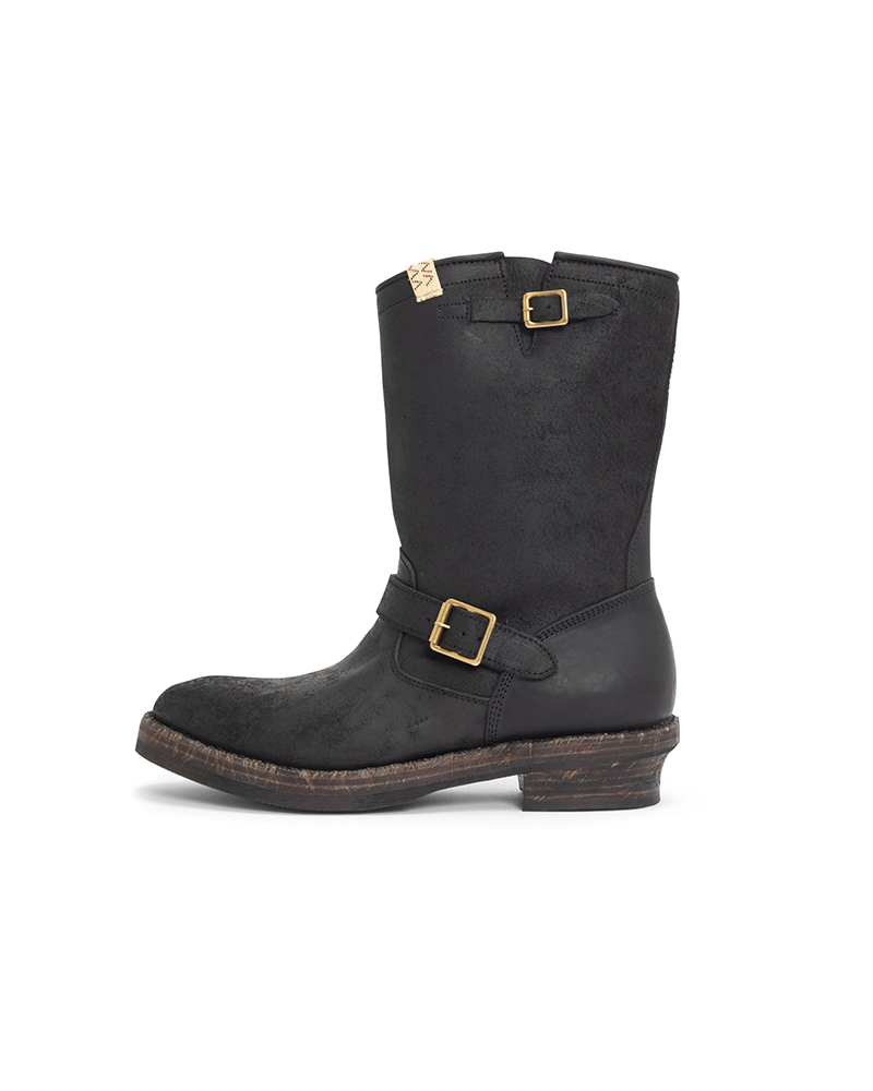 T.W.O. BOOTS-FOLK BLACK M8