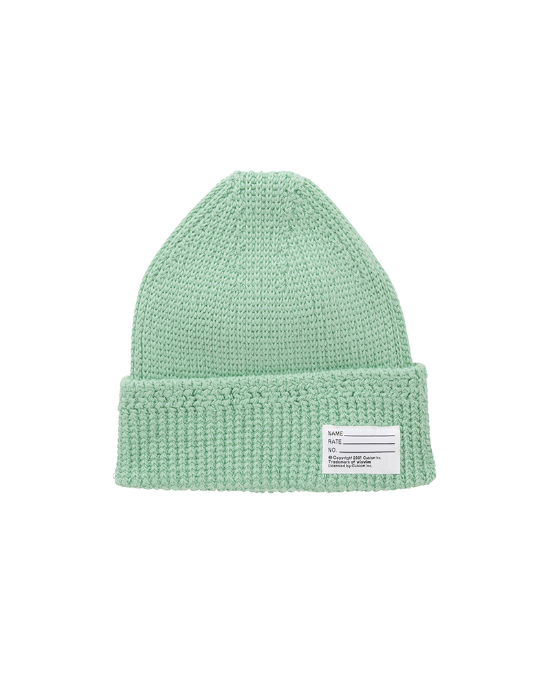 KNIT BEANIE (COTTON) LT.GREEN -