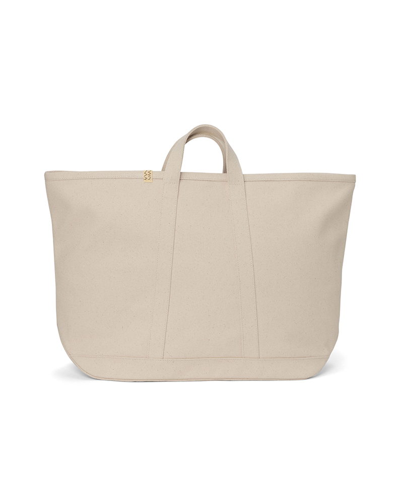 CANVAS RIME TOTE (L) IVORY -