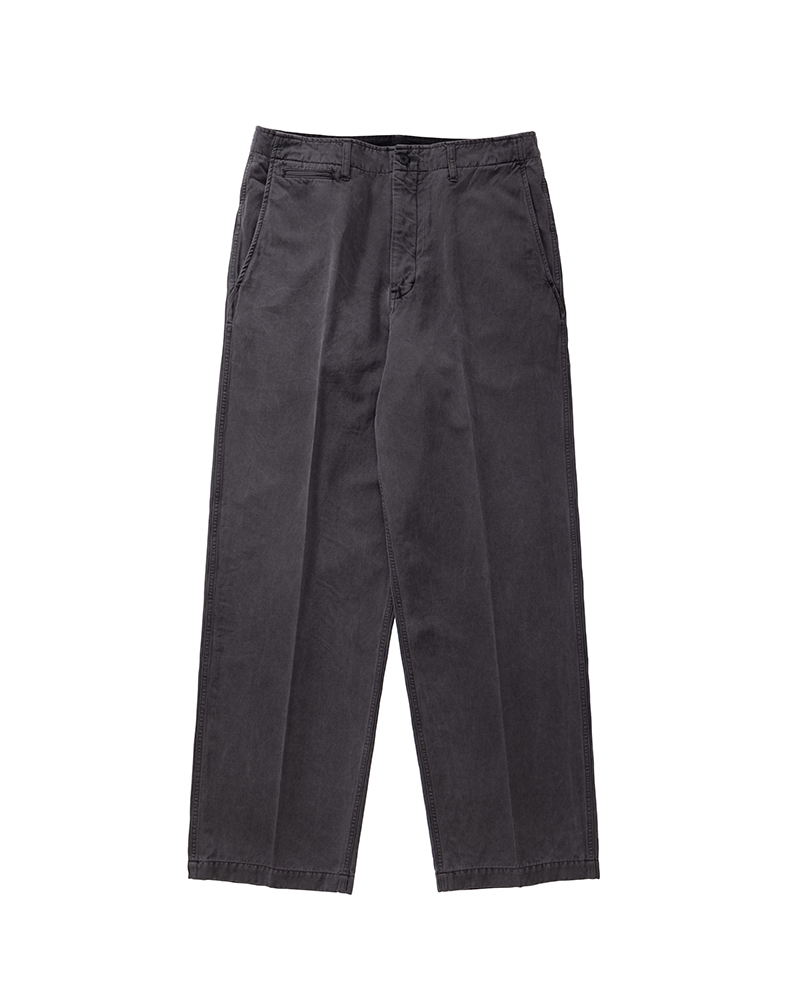BROADER CHINO DMGD GREY 1