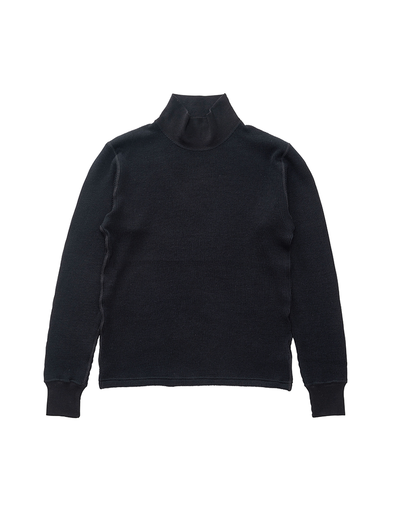 SOLAR WAFFLE SKIVVY L/S (SUPERFINE) BLACK 1
