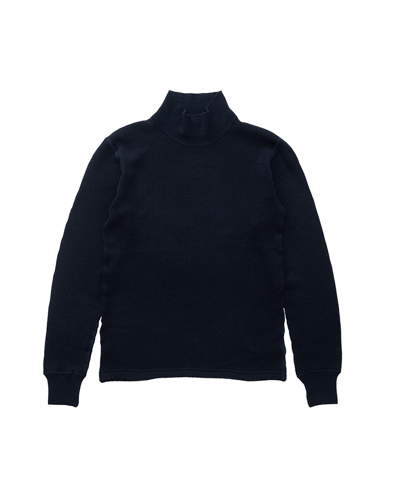 SOLAR WAFFLE SKIVVY L/S (SUPERFINE) NAVY 1