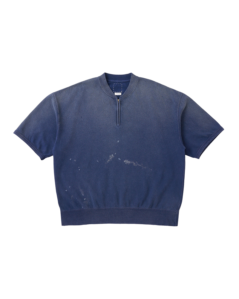 MONDO HENLEY ZIP S/S CRASH NAVY 1