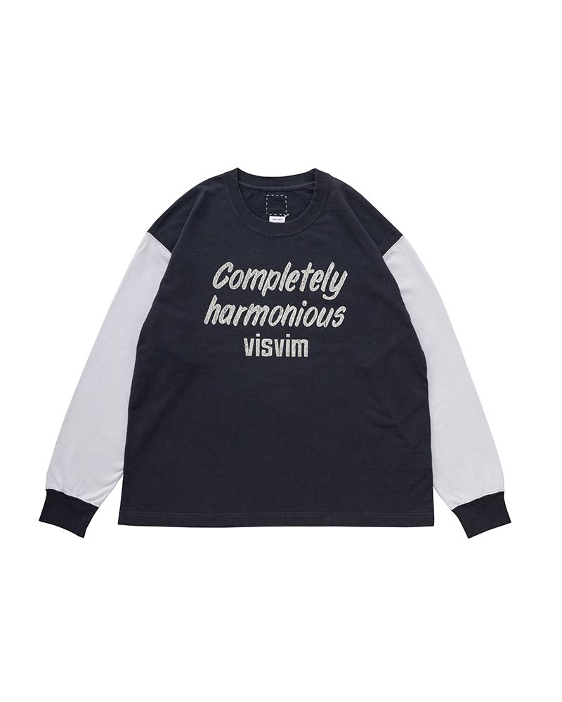 JUMBO TEE L/S DMGD CHARCOAL 1