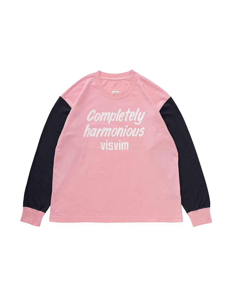 JUMBO TEE L/S DMGD PINK 1