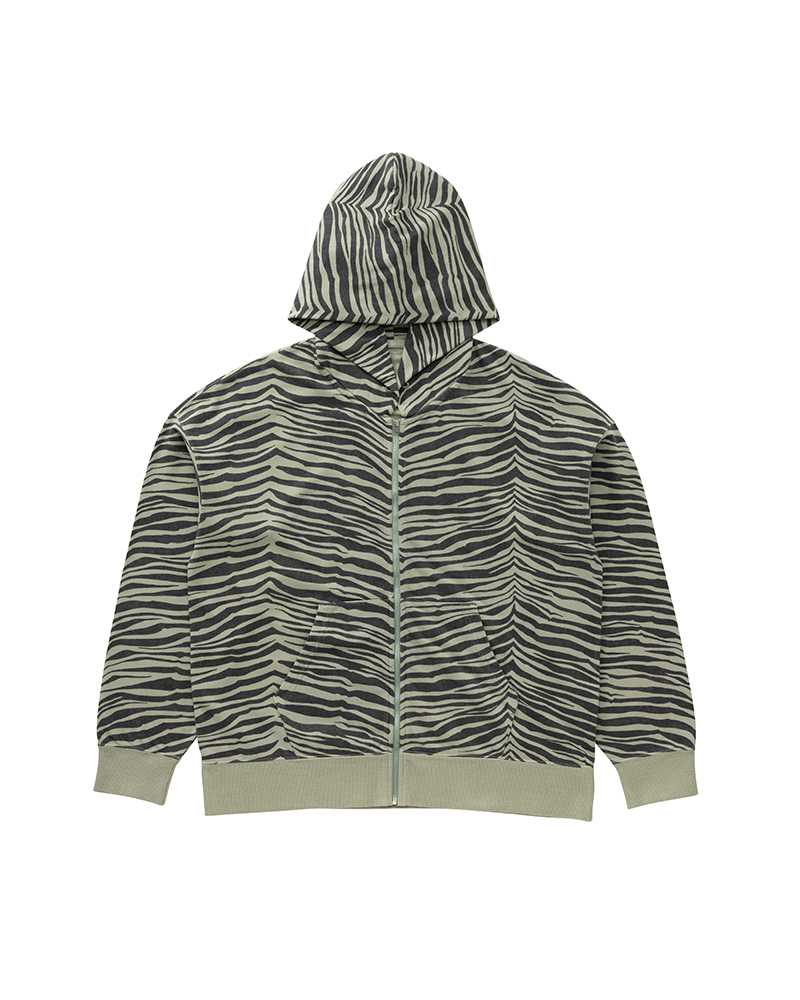 JUMBO SB HOODIE F.Z. QUAGGA LT.GREEN 1