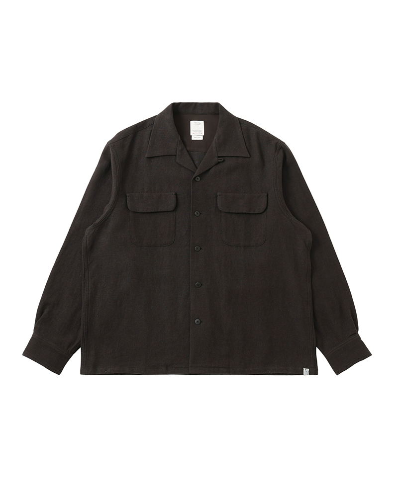 CARROW SHIRT L/S CHARCOAL 1