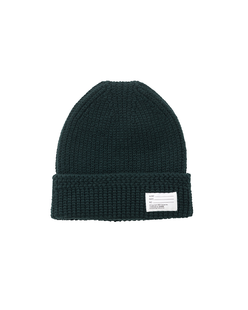 KNIT BEANIE (CASHMERE) GREEN -