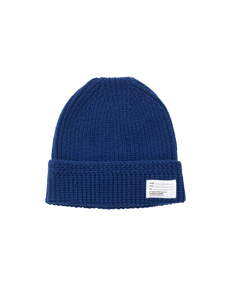 KNIT BEANIE (CASHMERE) BLUE -