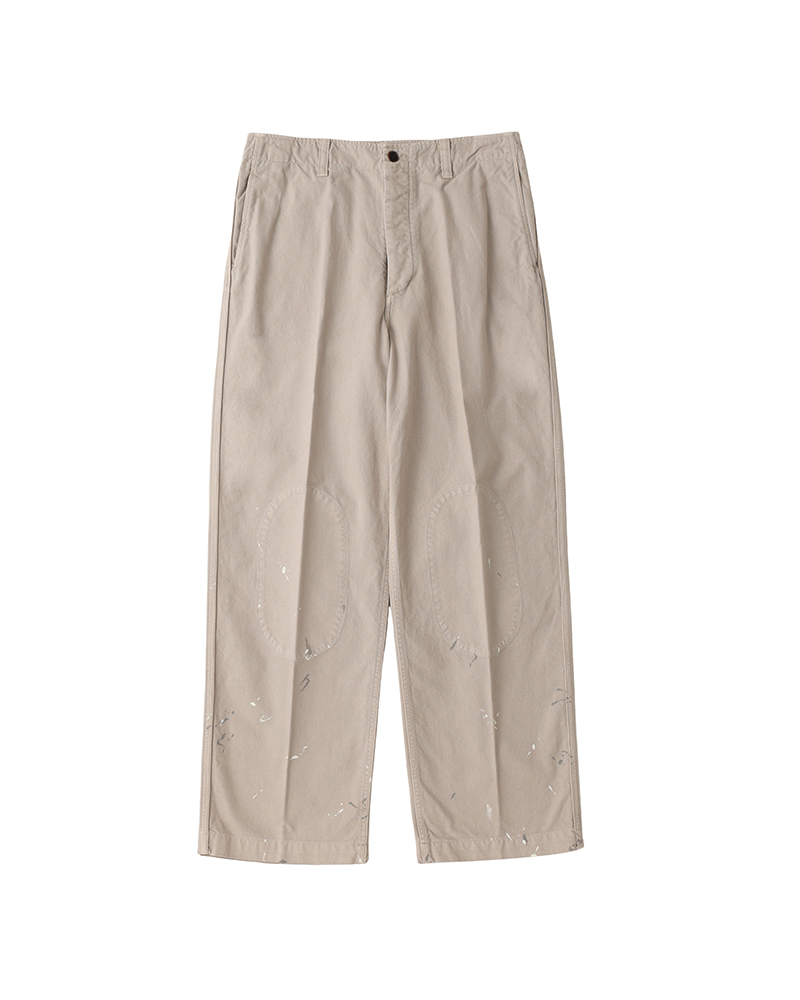 SURVEY PANTS DMGD IVORY 1