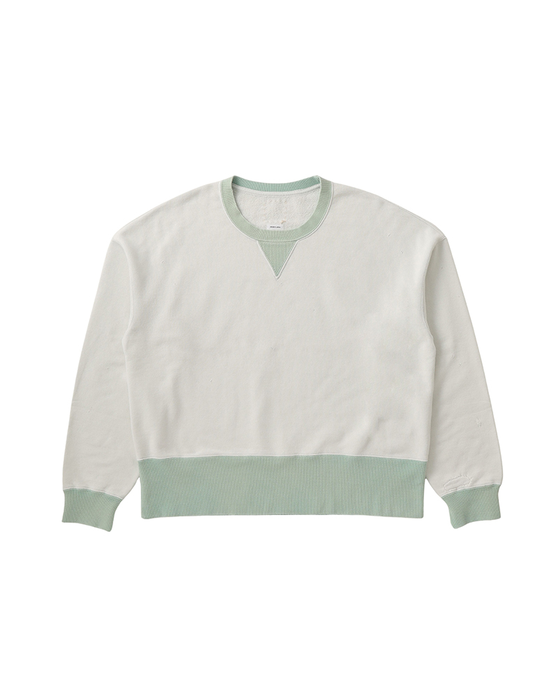 FELLOW SWEAT L/S 2-TONE CRASH LT.GREEN 1