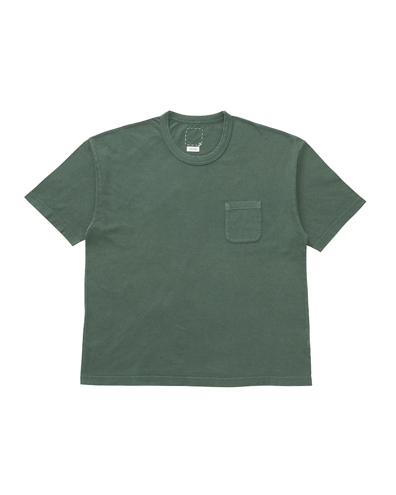 JUMBO TEE S/S DMGD GREEN 1