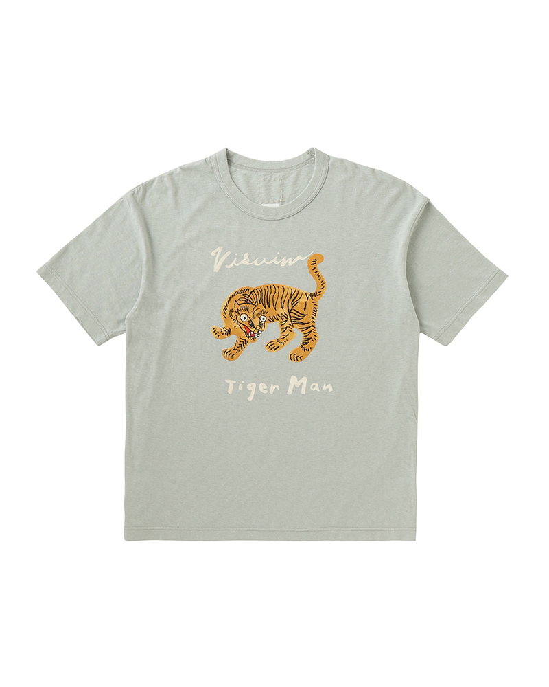 JUMBO TEE S/S TIGER MAN LT.BLUE 1