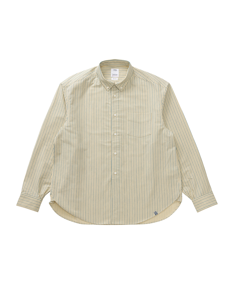 BEILER OX SHIRT L/S YELLOW STRIPE 1