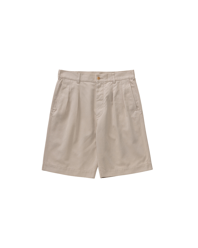 BEARN CHINO SHORTS IVORY 1
