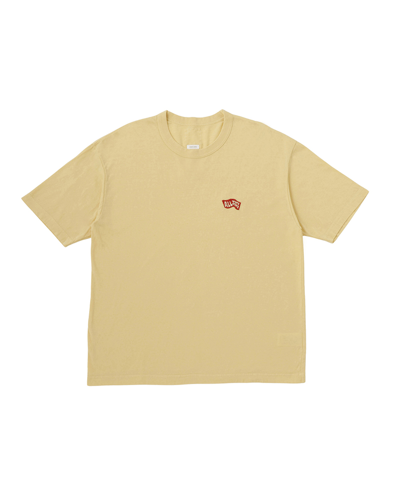 JUMBO TEE S/S DMGD BEIGE 2
