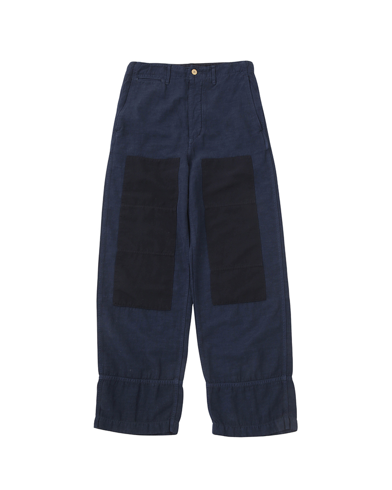 EX WIDE CHINO PANTS NAVY 1
