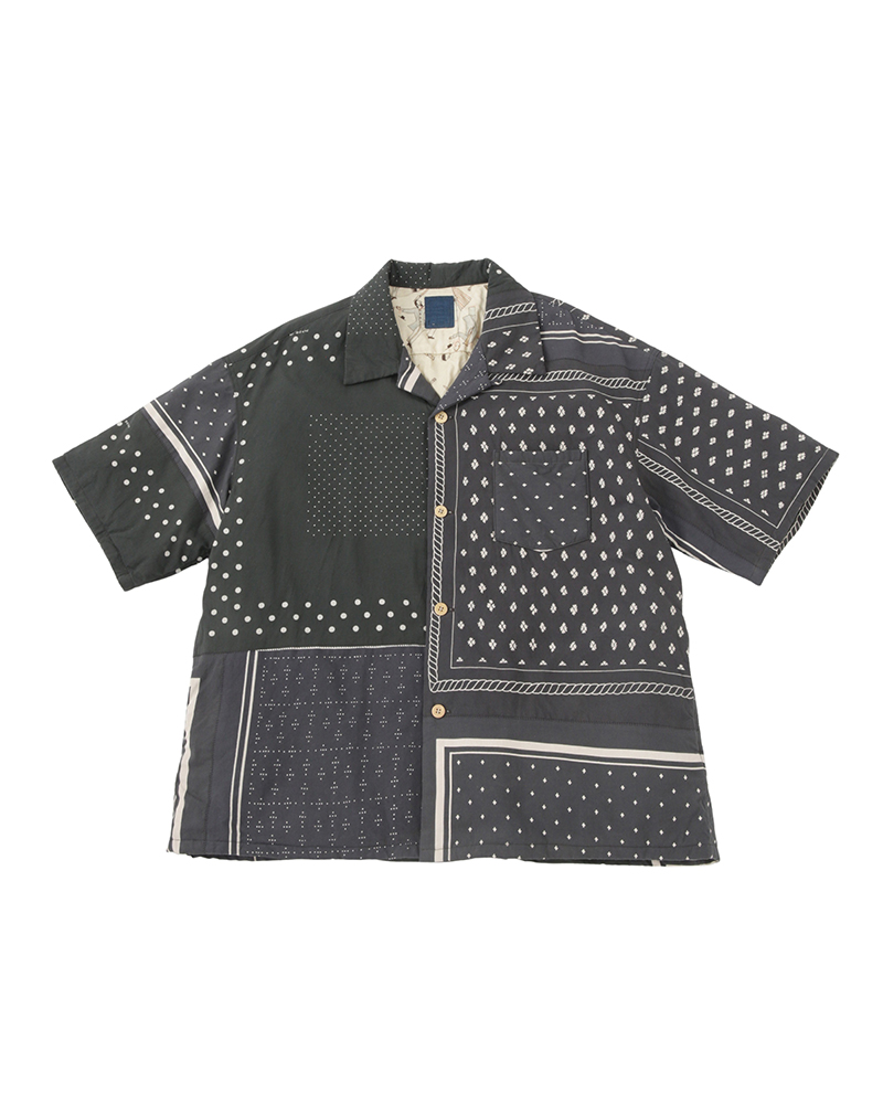 WALLIS DOWN SHIRT S/S (C/SI) BLACK 1