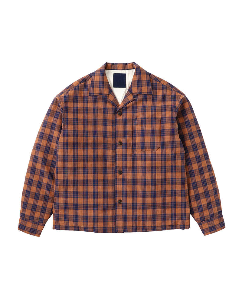 KEESEY CHECK DOWN JKT ORANGE 1