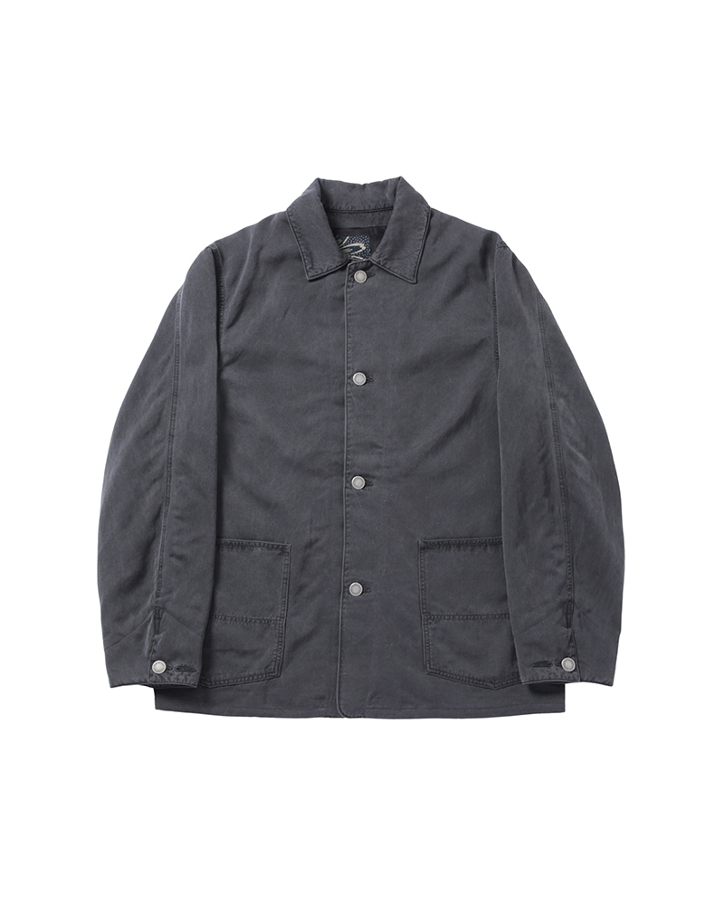 COVERALL JKT DMGD BLACK 1
