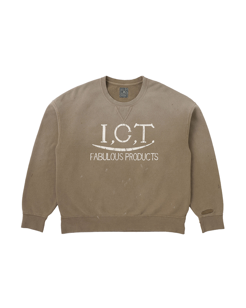JUMBO SB SWEAT L/S CRASH BEIGE 1