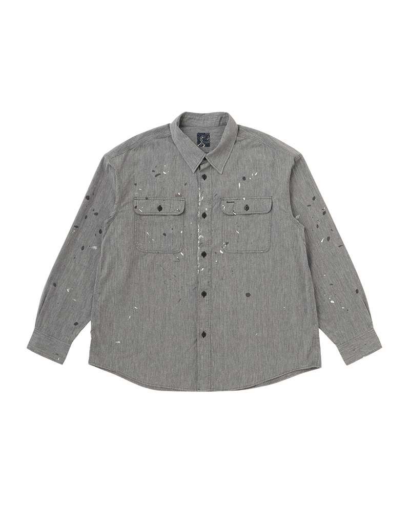 LANGER CHAMBRAY L/S GREY 1