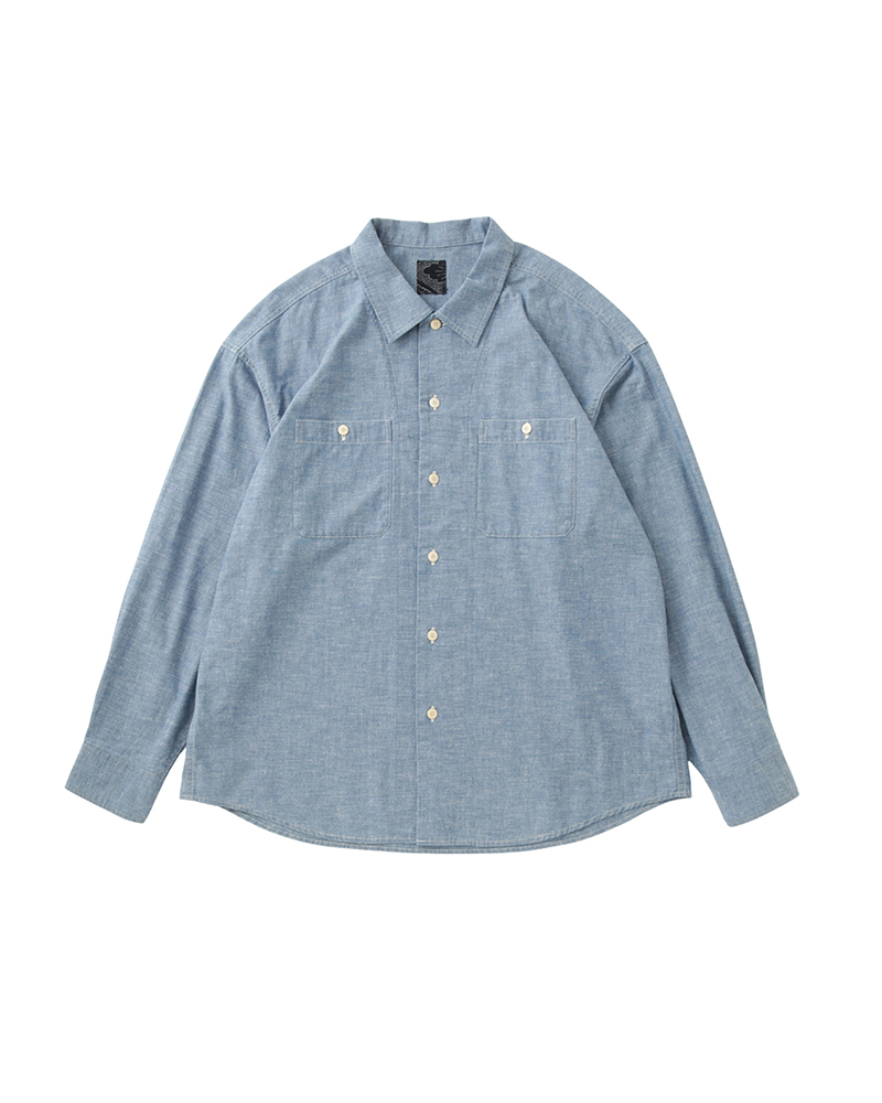 LUMBER CHAMBRAY L/S LT.INDIGO 1
