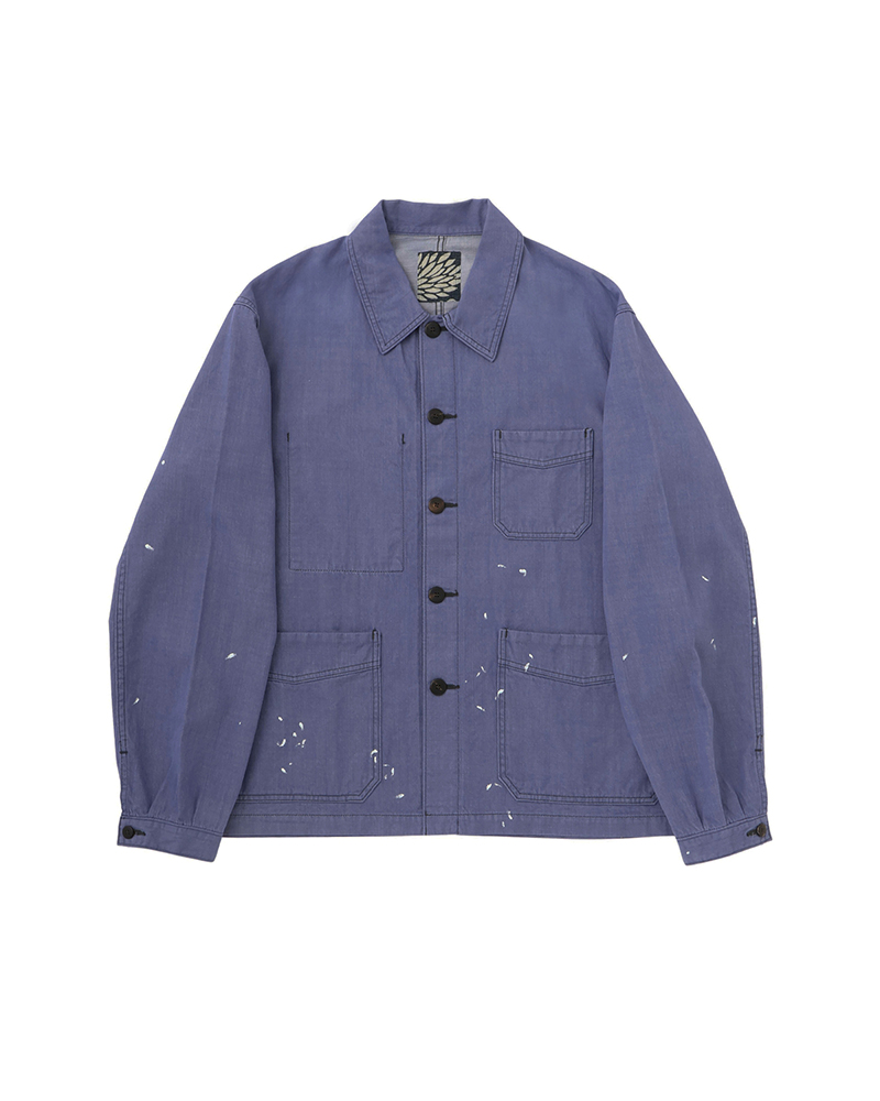 TRAVAIL COVERALL DMGD NAVY 1